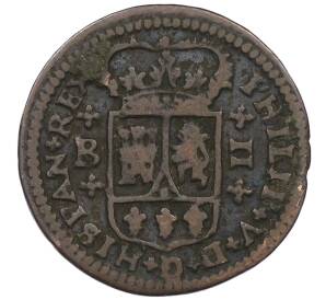 2 мараведи 1720 года Испания (Филипп V) — Фото №2