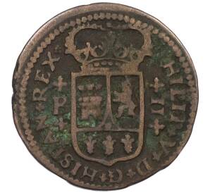 2 мараведи 1720 года Испания (Филипп V) — Фото №2