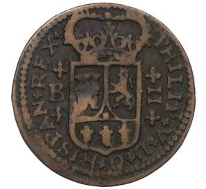 2 мараведи 1720 года Испания (Филипп V) — Фото №2