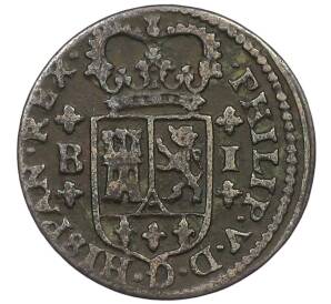 1 мараведи 1718 года Испания (Филипп V) — Фото №2