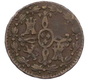 2 мараведи 1830 года Испания (Фердинанд VII) — Фото №2