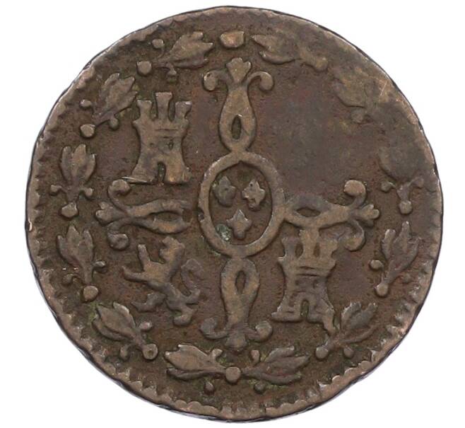 Монета 2 мараведи 1830 года Испания (Фердинанд VII) (Артикул: M2-86797) — Фото №2