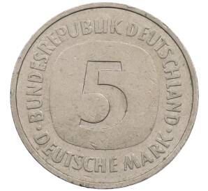 5 марок 1977 года F Западная Германия (ФРГ) — Фото №2