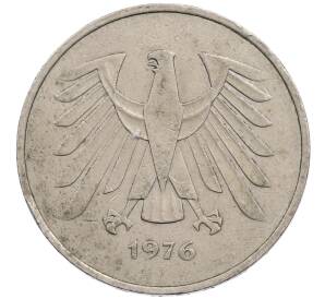 5 марок 1976 года J Западная Германия (ФРГ) — Фото №1
