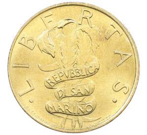 200 лир 1995 года Сан-Марино — Фото №2