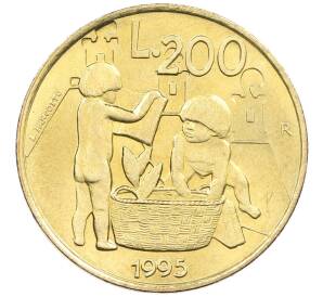 200 лир 1995 года Сан-Марино — Фото №1
