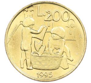 200 лир 1995 года Сан-Марино — Фото №1