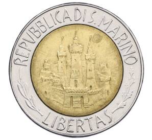 500 лир 1984 года Сан-Марино «Альберт Эйнштейн» — Фото №2