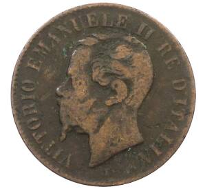 2 чентезимо 1867 года М Италия — Фото №2