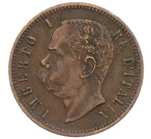 2 чентезимо 1897 года Италия — Фото №2