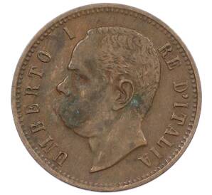 2 чентезимо 1898 года Италия — Фото №2