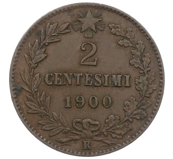 Монета 2 чентезимо 1900 года Италия (Артикул: M2-86984) — Фото №1