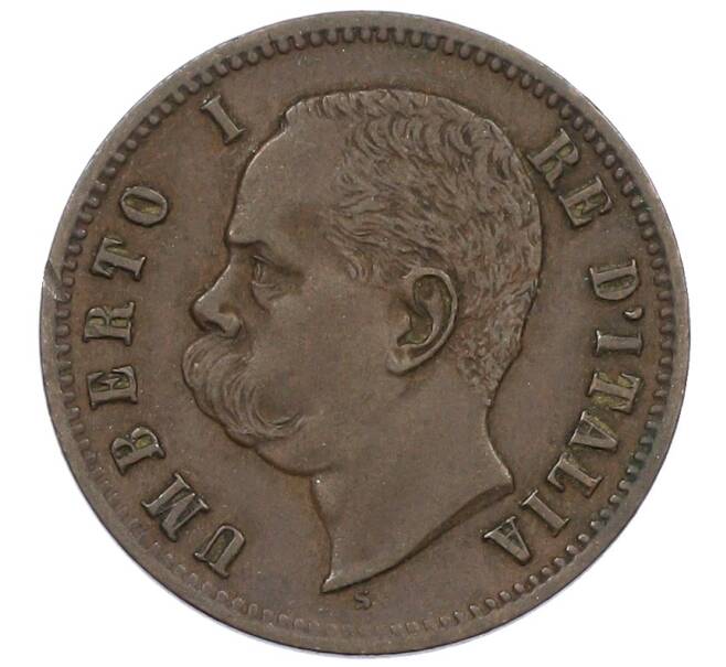 Монета 2 чентезимо 1900 года Италия (Артикул: M2-86984) — Фото №2