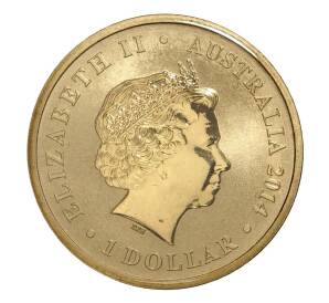 1 доллар 2014 года Австралия — 100 лет Австралийскому Красному кресту — Фото №2