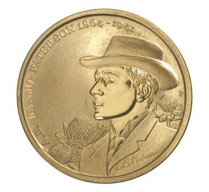 1 доллар 2014 года Австралия «Эндрю Бартон Патерсон» — Фото №1