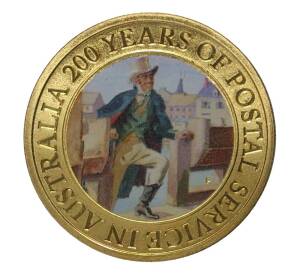 1 доллар 2009 года Австралия — 200-летие почтовой службы Австралии — Фото №1