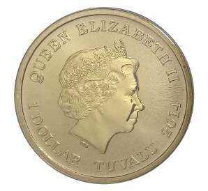 1 доллар 2014 года Тувалу — 100 лет Первой воздушной почте — Фото №2