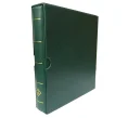 Папка-переплет (альбом) формата Optima в шубере — Цвет зеленый (Артикул A1-30049)