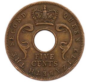 5 центов 1961 года Н Британская Восточная Африка — Фото №2