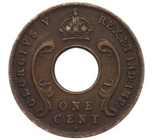 1 цент 1922 года Н Британская Восточная Африка — Фото №2