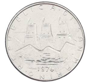 100 лир 1976 года Сан-Марино — Фото №2