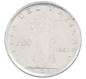 100 лир 1961 года Ватикан — Фото №1