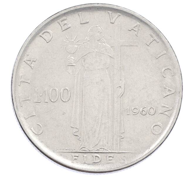 Монета 100 лир 1960 года Ватикан (Артикул: M2-87201) — Фото №1