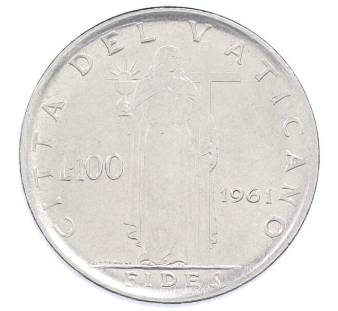 Монета 100 лир 1961 года Ватикан (Артикул: M2-87202) — Фото №1