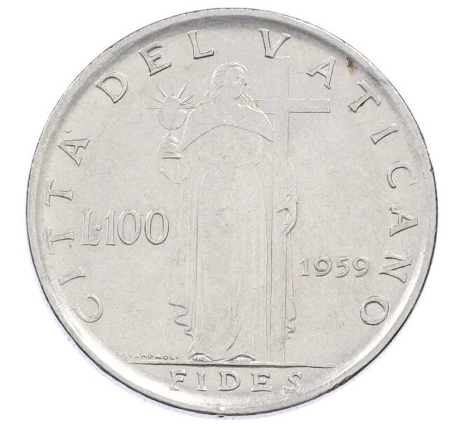 Монета 100 лир 1959 года Ватикан (Артикул: M2-87208) — Фото №1