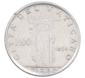 100 лир 1959 года Ватикан — Фото №1