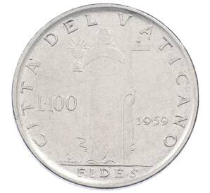100 лир 1959 года Ватикан — Фото №1