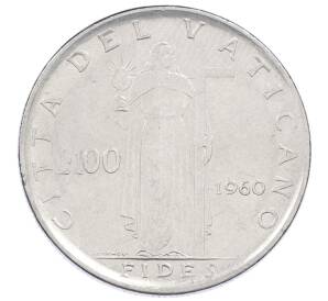 100 лир 1960 года Ватикан — Фото №1