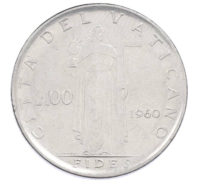 Монета 100 лир 1960 года Ватикан (Артикул: M2-87216) — Фото №1
