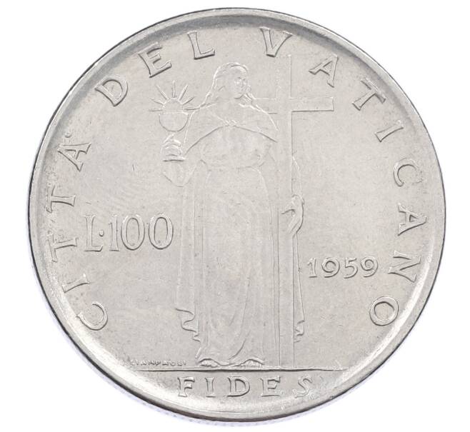 Монета 100 лир 1959 года Ватикан (Артикул: M2-87217) — Фото №1