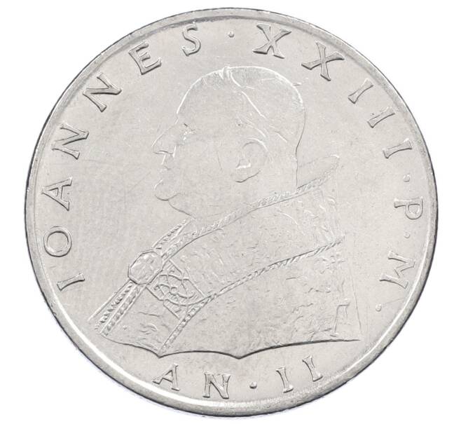 Монета 100 лир 1960 года Ватикан (Артикул: M2-87224) — Фото №2