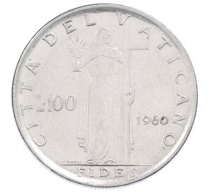 100 лир 1960 года Ватикан — Фото №1