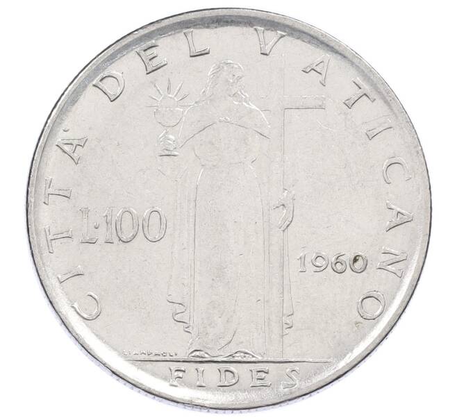 Монета 100 лир 1960 года Ватикан (Артикул: M2-87225) — Фото №1