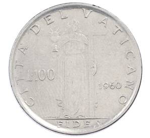 100 лир 1960 года Ватикан — Фото №1