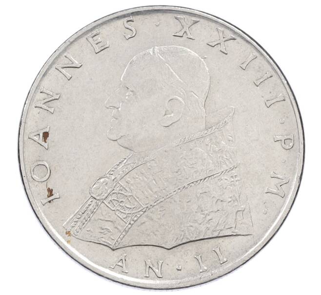 Монета 100 лир 1960 года Ватикан (Артикул: M2-87234) — Фото №2