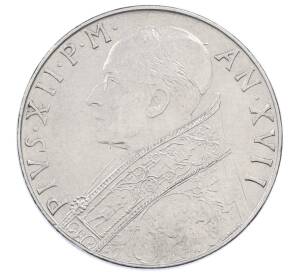 100 лир 1955 года Ватикан — Фото №2