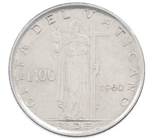100 лир 1960 года Ватикан — Фото №1