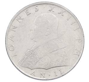 100 лир 1960 года Ватикан — Фото №2