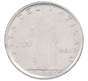 100 лир 1961 года Ватикан — Фото №1