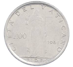 100 лир 1961 года Ватикан — Фото №1