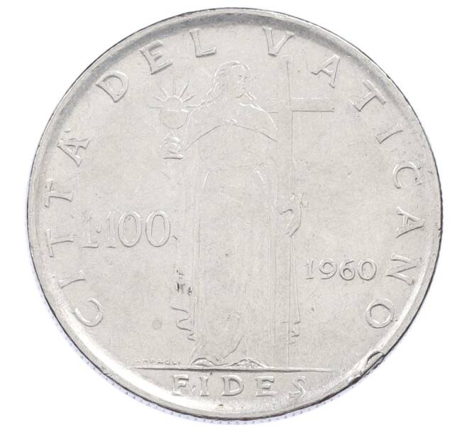 Монета 100 лир 1960 года Ватикан (Артикул: M2-87254) — Фото №1