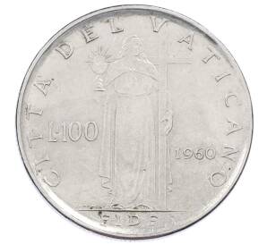 100 лир 1960 года Ватикан — Фото №1