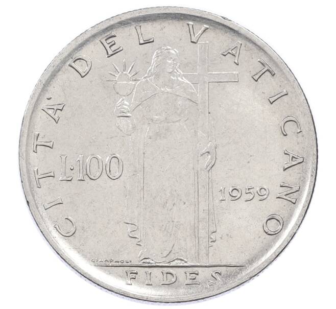 Монета 100 лир 1959 года Ватикан (Артикул: M2-87258) — Фото №1