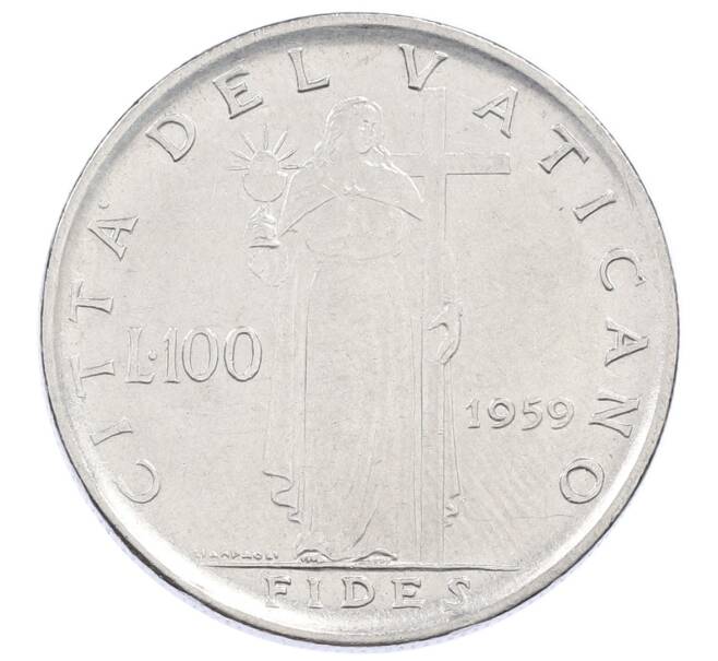 Монета 100 лир 1959 года Ватикан (Артикул: M2-87260) — Фото №1