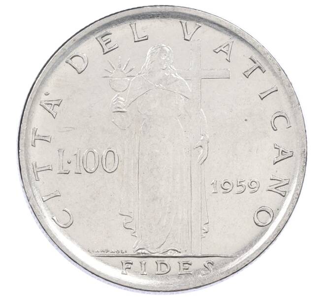 Монета 100 лир 1959 года Ватикан (Артикул: M2-87266) — Фото №1