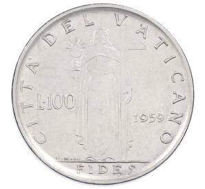 100 лир 1959 года Ватикан — Фото №1